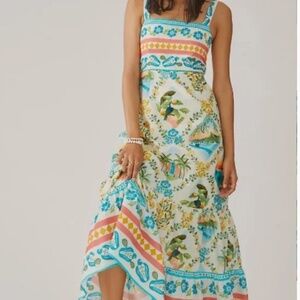 Farm rio X Anthro printed maxi size SP